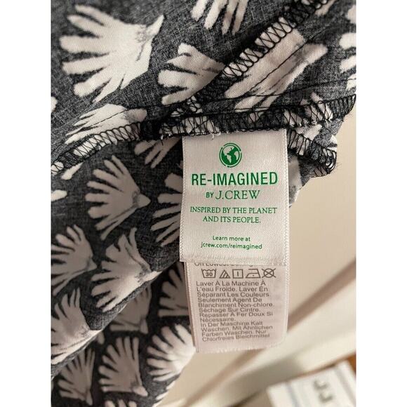 J.CREW Women Beautiful‎ Curved Ruffle Hem Midi Dress Lightweight Size 4 MSRP $98 - Picture 7 of 10